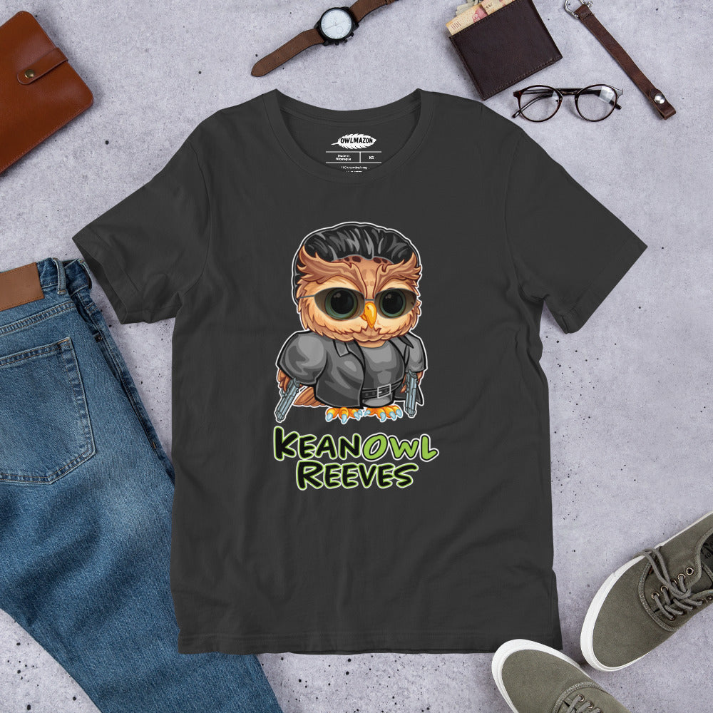 Keanowl Reeves Unisex t-shirt