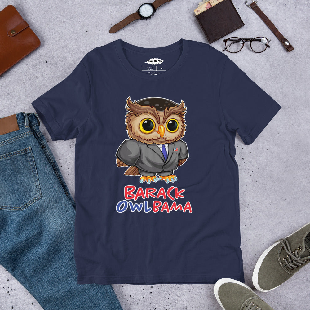 Barack Owlbama Unisex t-shirt