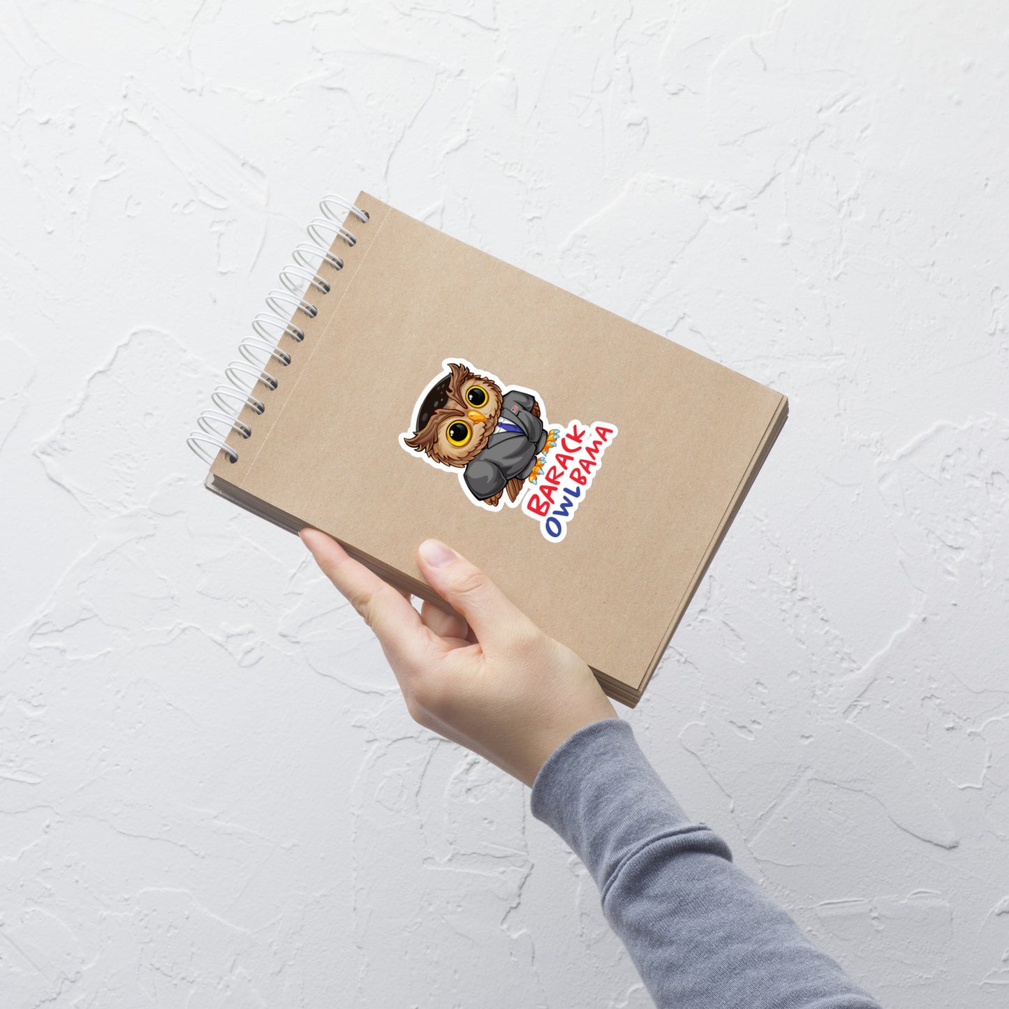 Pegatinas sin burbujas de Barack OWLbama