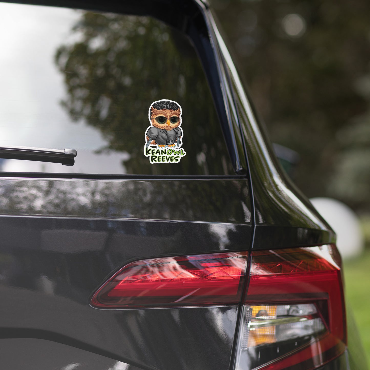 Keanowl Reeves Bubble-free stickers