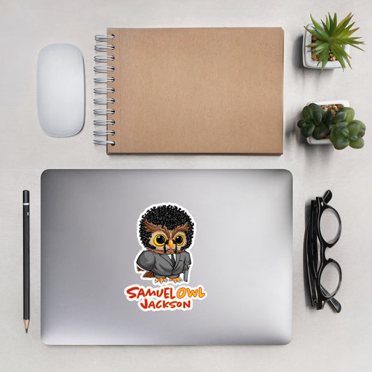 Samuel Owl Jackson Bubble-free stickers