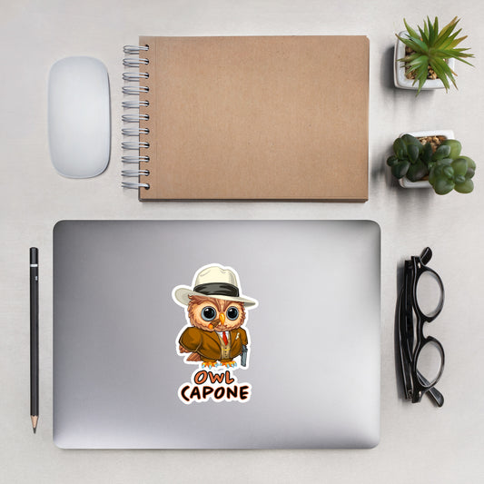 Owl Capone Bubble-free stickers