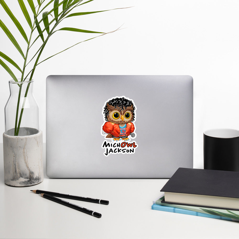Pegatinas sin burbujas de MichOWL Jackson