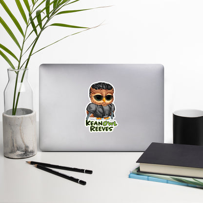 Keanowl Reeves Bubble-free stickers