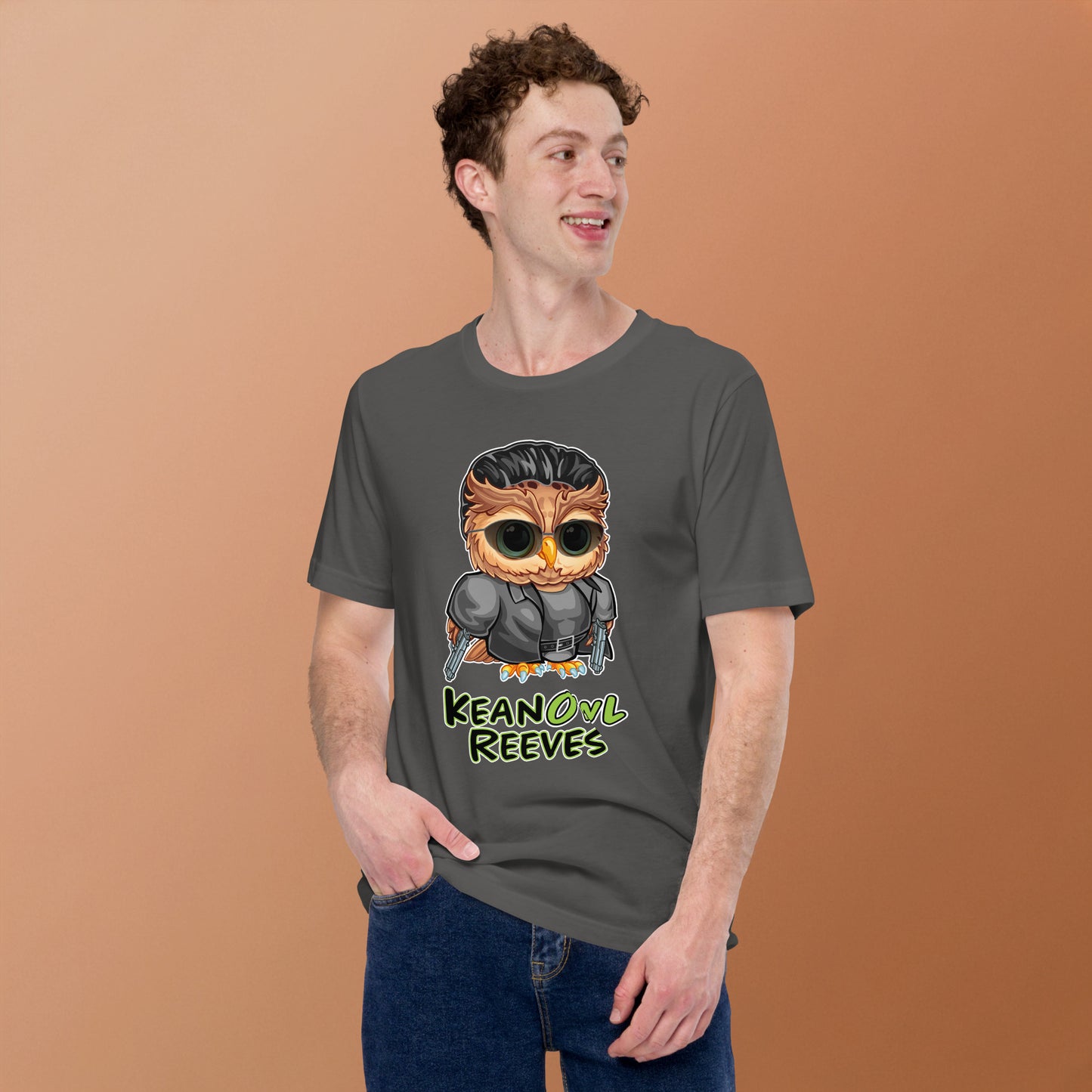 Keanowl Reeves Unisex t-shirt