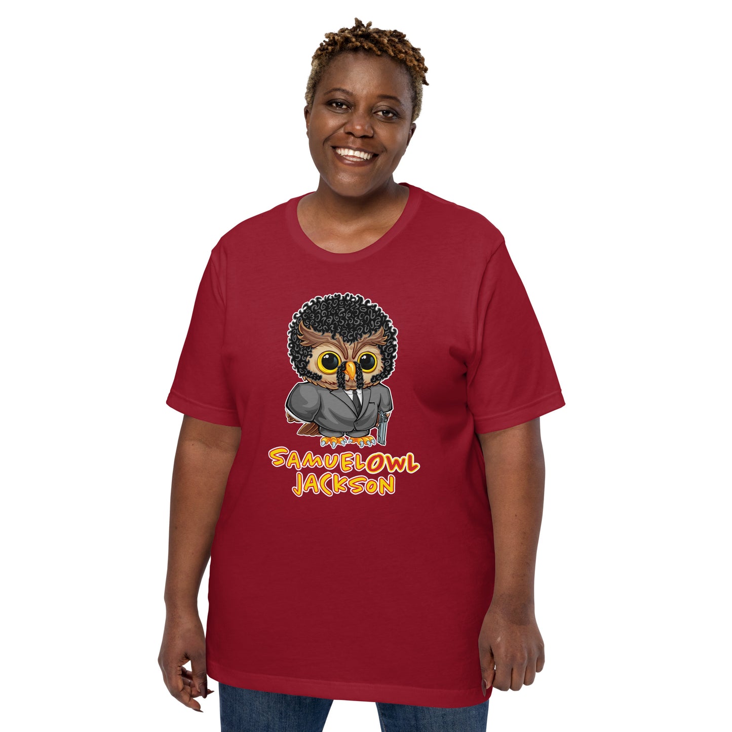 Samuel Owl Jackson Unisex t-shirt