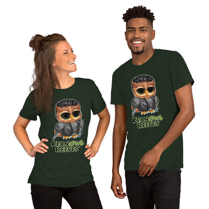 Keanowl Reeves Unisex t-shirt