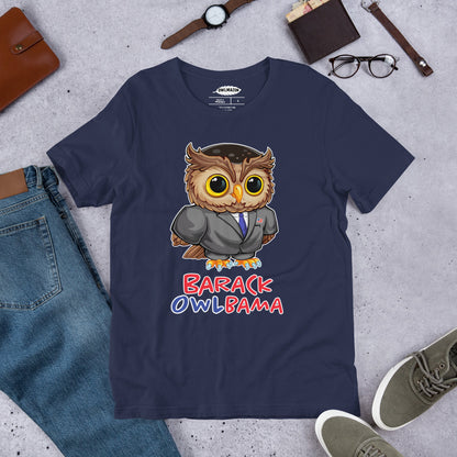 Barack Owlbama Unisex t-shirt