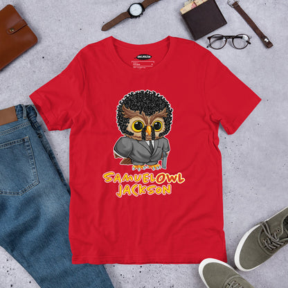 Samuel Owl Jackson Unisex t-shirt