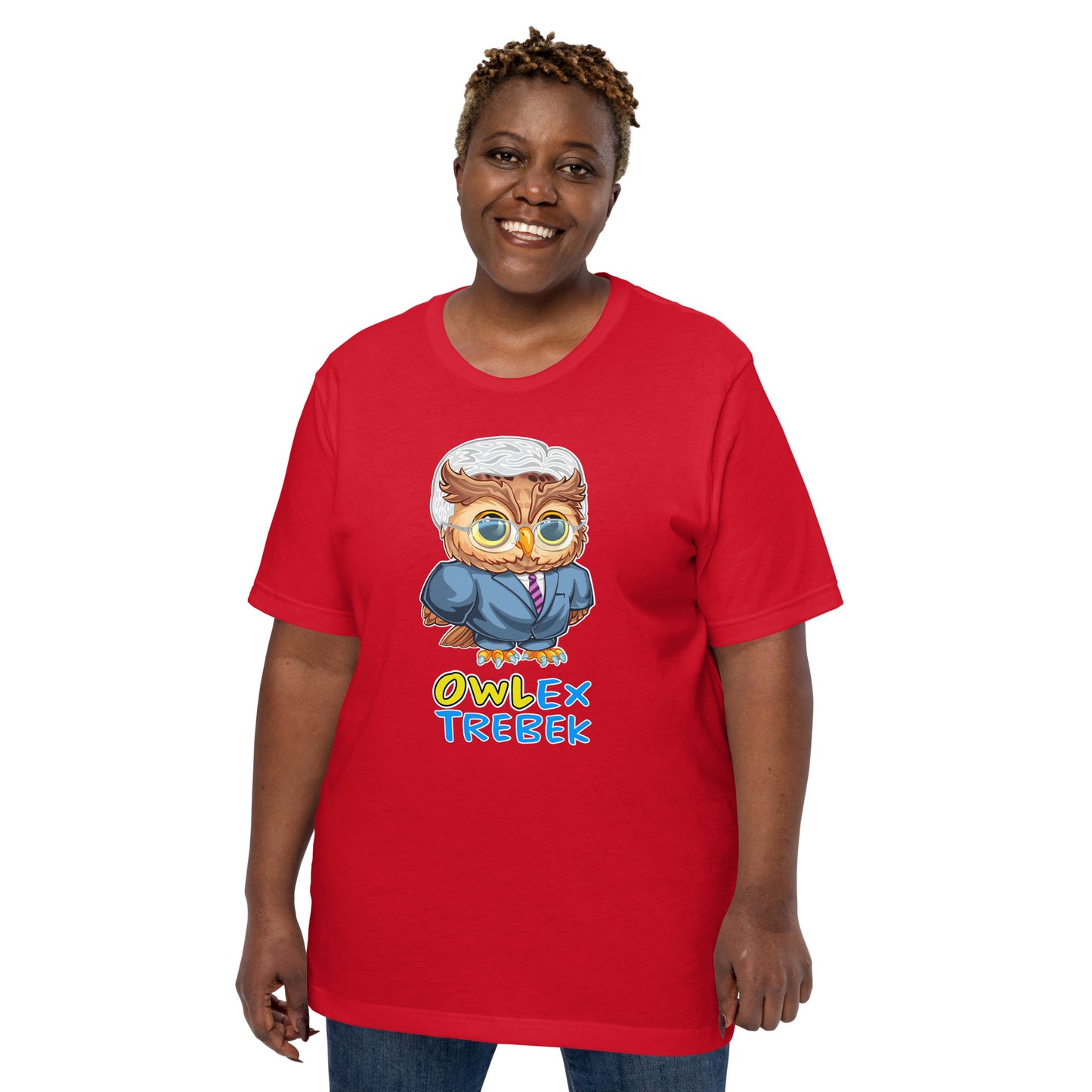 Owlex Trebek Unisex t-shirt