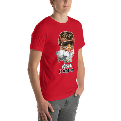 Owl Pacino Unisex t-shirt