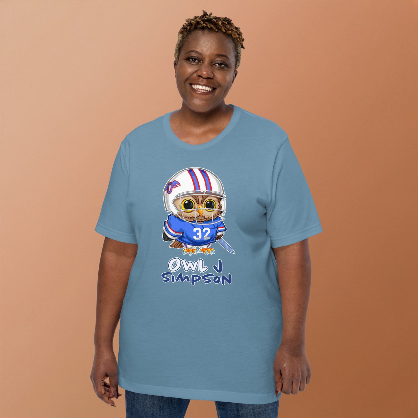 Owl J Simpson Unisex t-shirt