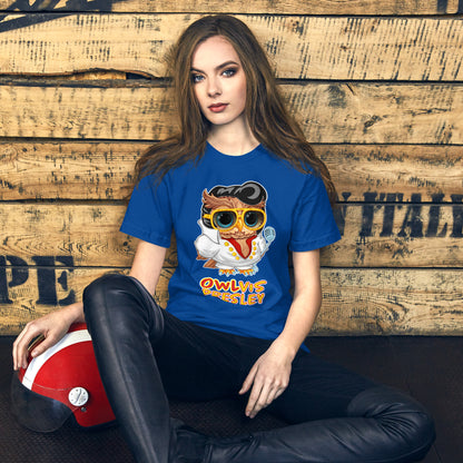 Owlvis Presley Unisex t-shirt