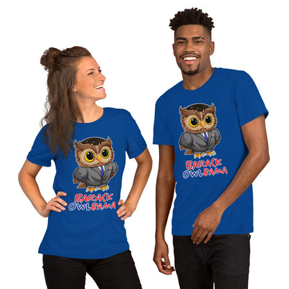 Barack Owlbama Unisex t-shirt