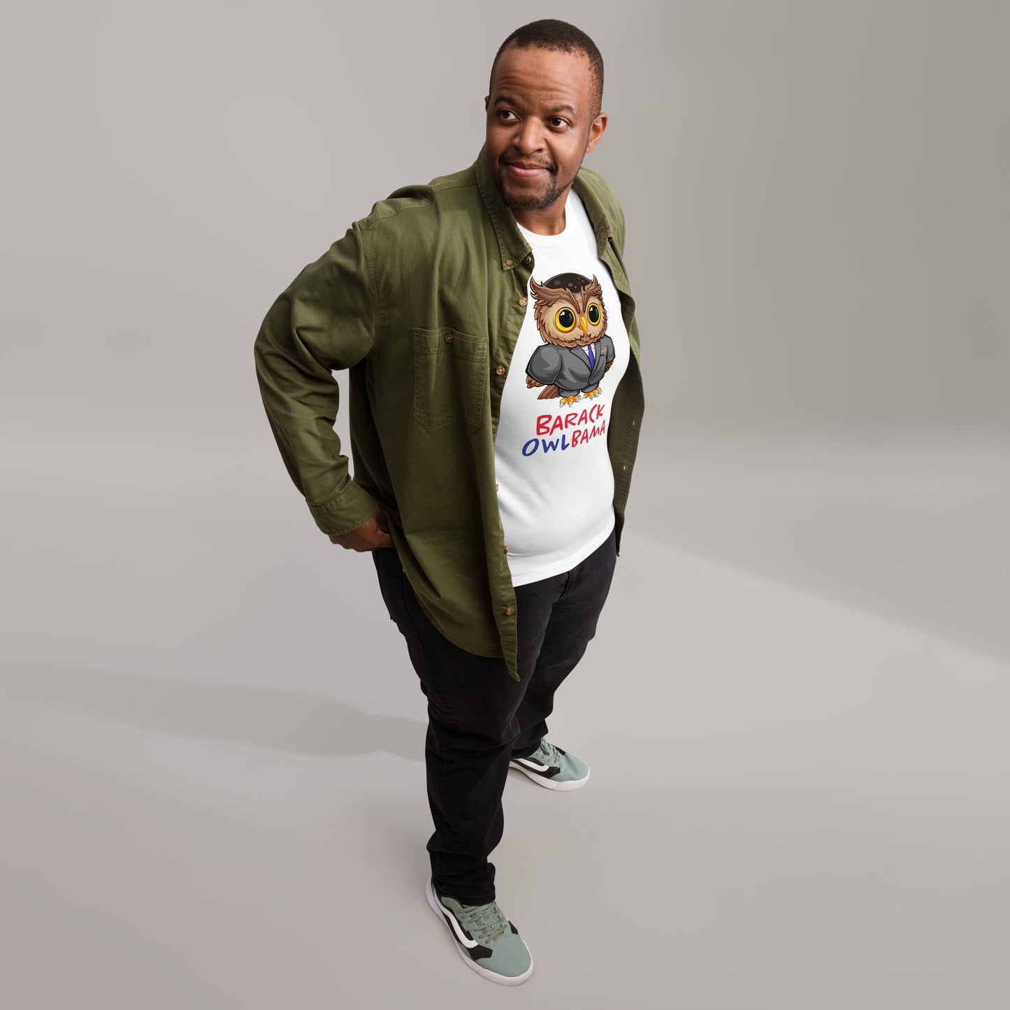 Barack Owlbama Unisex t-shirt